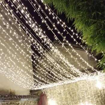 10M 100 Led String Garland kerstboom Fee Lichte Keten Waterdicht Home Garden Party Outdoor Vakantie Decoratie