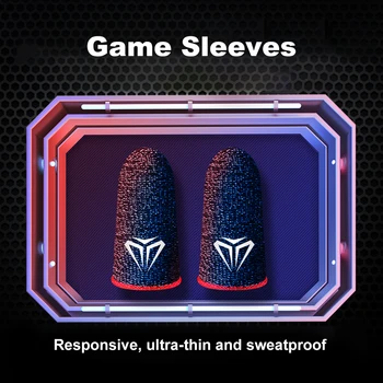 10pcs Mobiele Game Vingertop Handschoenen voor Gamer Sweatproof Anti-slip-Touch Scherm met de Vinger Mouw Ademend Gaming Vingertop Cover
