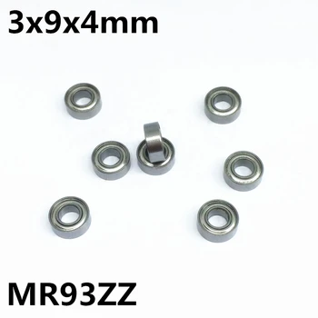 10Pcs MR93ZZ 3x9x4 mm Diepe groef kogellager Miniatuur lager High qualit MR93Z MR93