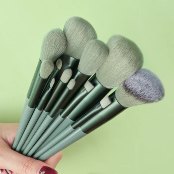 13Pcs Make-up Kwasten Set van Hoge Kwaliteit Foundation Blush Poeder Oogschaduw Kabuki het Mengen van Cosmetische Borstels Beauty Make-up Tools