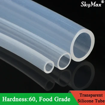 1M Food Grade Silicone Rubber Slang Transparante Flexibele Siliconen Buis Diameter 10mm 11mm 12mm 14mm 16mm 18mm 20mm 30mm 50mm Buis