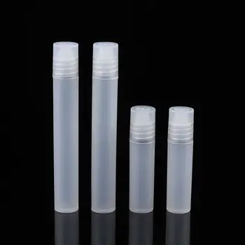 1PC 5/10 ML Etherische Olie Lege Fles Portable Mat Glas Roller Ball Fles Parfum Eye Cream Hervulbare Reizen Container
