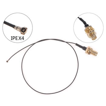 1PC U. FL iPX4 en RP-SMA mannelijke Antenne-Aansluiting iPEX4 MHF4 WiFi Pigtail Kabel M2 NGFF WLAN-Kaart AX200NGW, 9260NGW