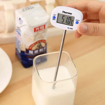 1PCS Digitale Keuken Thermometer BARBECUE Digitale Voedsel Sonde Thermometer Keuken Gereedschappen voor de BBQ Water, Melk, Vlees Temperatuur