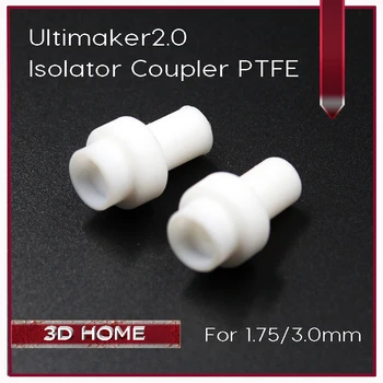 1Pcs Ultimaker 2 UM2 Hot Eind Isolator Koppeling PTFE binnenhoes Voor 1.75 mm 3mm Filament Hoge Kwaliteit