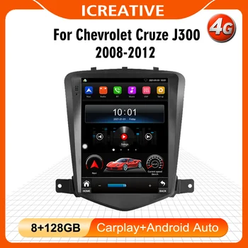 2 Din Auto Radio Voor Chevrolet Cruze 2008-2012 Android Tesla touchscreen GPS-Navigatie Multimedia Speler Head-Unit Stereo