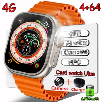 2023 Nieuwe GPS-NFC Smart Watch Mannen AI stem 4+64 Telefoon-Kaart Met een Horloge van de Camera een 1500mAh Batterij Waterdicht 49mm Relojes Inteligentes