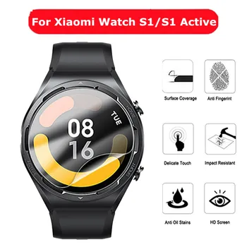 2PCS Zachte Hydrogel Film Voor Xiaomi Kijken S1 Actieve Smart Horlogeband Screen Protector voor Xiaomi Mi Kijken S1 S 1 Actieve Geen Glas