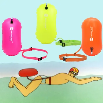 3 Kleur Zwemmen Sleeptouw Float Float Boei Air Dry Bag Zwemmen Trainning Veiligheid Mark Opblaasbare Flotatie Zak
