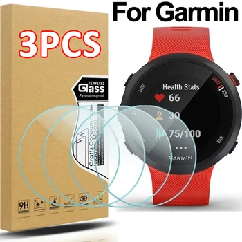 3pcs 9U Gehard Glas Voor Garmin Forerunner 735XT 245M 235 230 225 45S F35 Screen Protector Smart Watch Beschermende Dekking van Glas