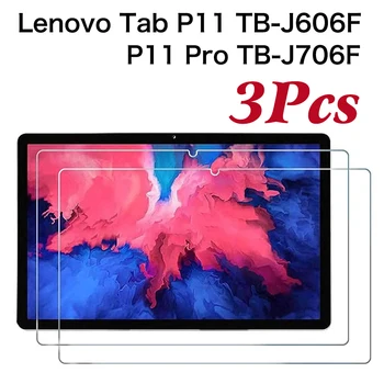 3Pcs Gehard Glas Membraan Voor Lenovo Tab P11 Pro 11.5 TB-J706F Screen Protector P11 11 Inch TB-J606F Tablet Beschermende Film
