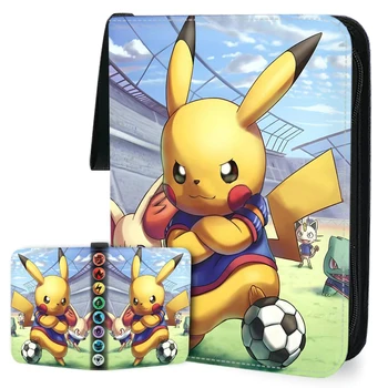 400 Pokemon Anime Cartoon Game Card Collectie Beschermende Geval van het Album Reserveer Business Card Houder Kaart Binder Speelgoed voor Kinderen Cadeau