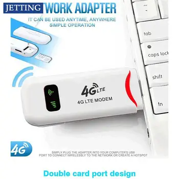 4G LTE Draadloze Router 150Mbps USB-Dongle-Modem voor Mobiel Breedband Sim-Kaart de Draadloze WiFi-Adapter 4G Router Home Office