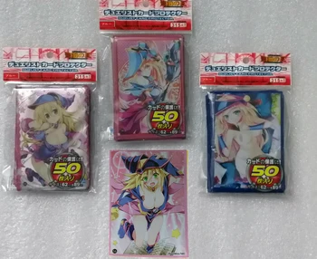 50pcs/pack Yu-Gi-Oh! Cosplay Yugioh Cijfers Dark Magician Girl Mana Anime Bordspellen, Kaart Mouwen Kaart Barrière Card Protector