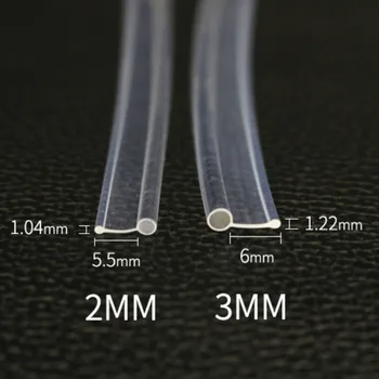 5mX Rok Kant Gloed 2mm 3mm diameter Kunststof PMMA Fiber Optic Kabel Voor Auto Decoratieve Verlichting Gratis Verzending