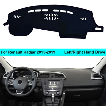 Auto Innerlijke Dashboard Cover Dash Mat Tapijt Cape Kussen Voor Renault Kadjar 2015 - 2019 LHD RHD Auto Styling Rug 2016 2017 2018