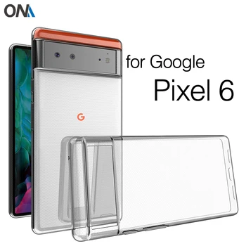 Case Voor Google Pixel 6 TPU Siliconen Clear Bumper Gemonteerd Soft Case voor Google Pixel 6 Transparante Back Cover