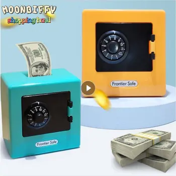 Creatieve Cartoon Geld Vakken ATM Roterende Wachtwoord Piggy Bank Mini Kids Munt Slaan Piggy Borg Kluisje Met cijferslot