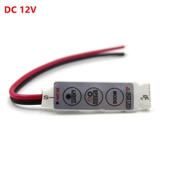 DC 12V 12A 3Keys Mini LED RGB Dimmer Controller Driver Voor RGB 5050/3528/2835/5730/5630/3014 SMD LED Strip Lights