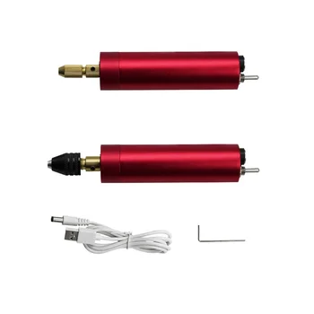 DC5V USB Mini Elektrische Molen Carving Pen Draagbare Elektrische handboor Voor DIY Liefhebber Gravure Slijpen Polijsten Roterende Gereedschappen