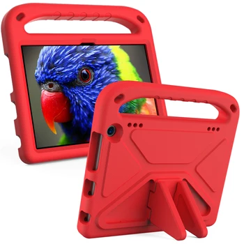 Dekking Voor de Amazon Fire HD 8 2020 / 8 Plus 8 Inch Full body Schokbestendig Tablets kinderen Veilig EVA Hand-held Stand Tablet Case