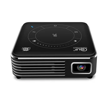 DLP-P11 4K projector Android 9.0 DDR4 4GB-32GB Mini Draagbare LED Projector 5G Wifi Bluetooth 3D Home Cinema Proyector vs P10