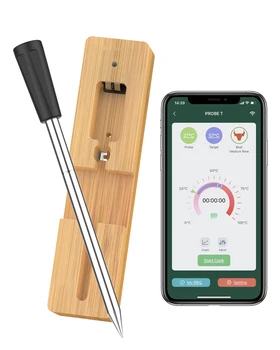 Draadloze Vleesthermometer Externe Digitale Keuken Koken Van Voedsel Vlees Tools Slimme Digitale Bluetooth-Barbecue-Oven-Grill-Thermometer