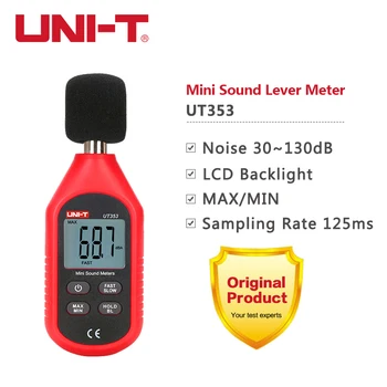 EENHEID UT353 Digitale geluidsniveaumeter UT353BT Noisemeter 30-130 db Decibel Tester Geluid Audio Detector Bluetooth
