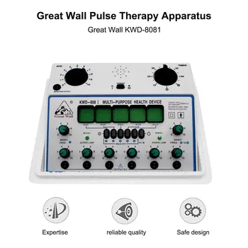 Elektrische Acupunctuur-Stimulator Machine Elektrische Zenuw Spierstimulator 6-Kanalen Output Patch Verzorging Van Het Lichaam Massager