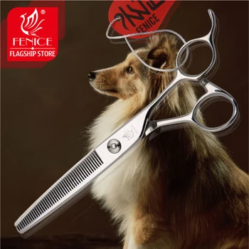 Fenice Professionele JP440c Dunner tarief ongeveer 30% 6.5 7.0 inch High-end Huisdier, hond trimmen dunner schaar schaar