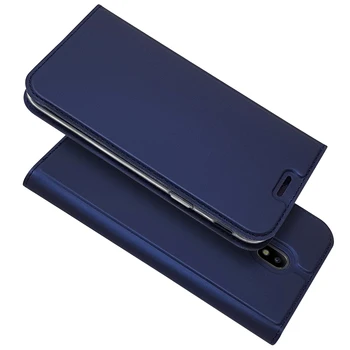 Flip Case voor Samsung J3, J5 J7 A3 A5 A7 2017 A6 A8 2018 Leren Hoes voor Samsung J4 J6 J8 2018 Magnetische Portemonnee Telefoon van de Zaak