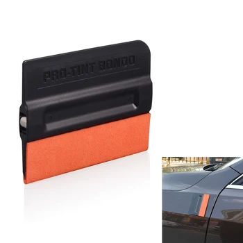 FOSHIO Carbon Fiber Film Magnetische Wisser Vinyl Car Wrap Venster Tint Magneet Schraper met Kras-gratis Suede Voelde carwrap