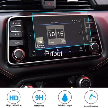 Gehard Glas Scherm beschermfolie voor Nissan Versa 2020 2021 Auto GPS Navigatie Sticker Automatisch in de Auto Screen Protector