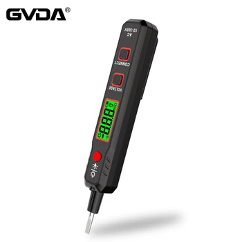 GVDA Test Potlood contactloze Voltage Tester 12-300V Digitale Voltage Detector Elektricien Tools Schroevendraaier Elektrische Test Pen
