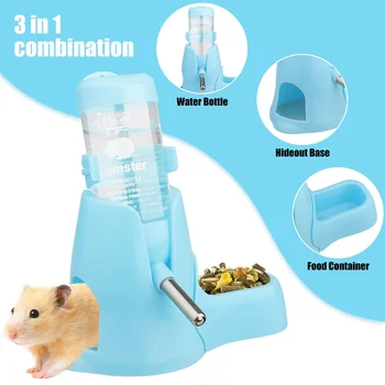 Hamster Water Fles Accessoires Voor Kleine Dieren Automatische Het Voeden Apparaat Voedsel Container 3 Stijlen 1 Pc Pet-Flessen Drinken