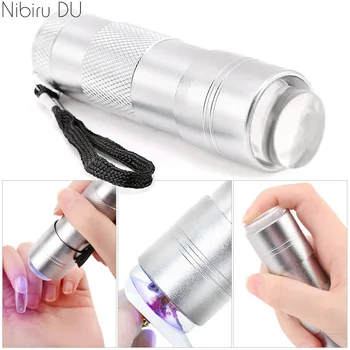 Handheld Nail Art Drogen Lamp Met Jelly Siliconen Stamper Gel Nagellak Snel Droog Silicone Drukken LED UV-Lamp Voor Manicure