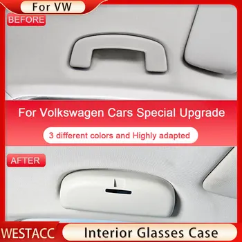 Het Dak van een auto Zonnebril Brillen Brillen Zaak Houder voor Volkswagen VW Touareg 2018 2019 2020 2021 Glazen Houder Accessoires
