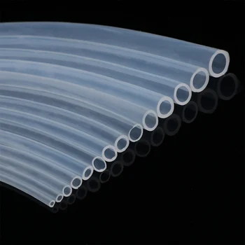 Hoge Kwaliteit 1M/5M Food Grade Duidelijke Transparante Siliconen Tube Silicone Rubber Slang Zacht Buizen Veilige Rubber Flexibele Siliconen Buis