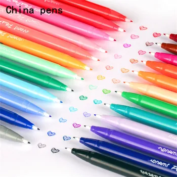 Hoge kwaliteit 3000 op Basis van Water Graffiti Haak Vezel Fine liner pen Tekening Art Marker Pen Student school office Gel pen