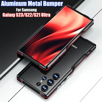 Hoge Kwaliteit Aluminium Legering Metalen Frame Bumper Case Voor Samsung Galaxy S22 S23 S21 Ultra