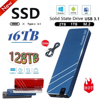 Hoge Snelheid van 2 TB, 4 TB SSD Externe Mobiele Solid State Drive Portable 8TB 16 TB Externe Harde Schijf Slim Transfer Flash Geheugen Apparaat