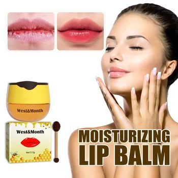 Honey Lip Balm Propolis Moisturizing Lip Masker een Voedende Anti-rimpel Lip Care Anti-kraak Unisex Lip Mask Honey Lip Masker Zorg