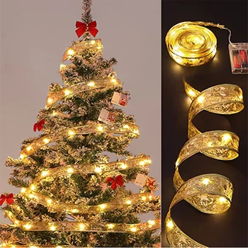 Kerst Decoratie Lint Van Lichtjes In De Kerstboom Ornament Kerst String Lichten Navida Natal Nieuwe Jaar Versiering 2023
