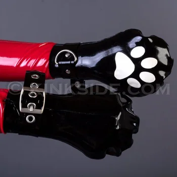 Latex Rubber Gummi Ganzanzug Latex animal handschoenen 0.6 MM