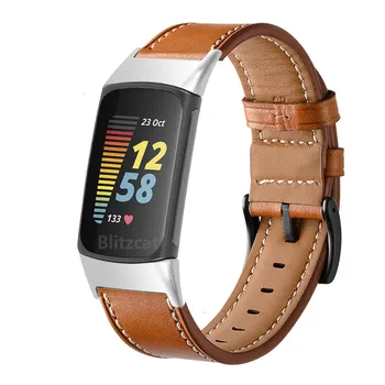 Lederen Polsband Voor Fitbit Geldt Een Toeslag Van 5 Band Slimme Horloge Accessoire Voor Fitbit Kosten 4 Smart Armband Riem Vervanging Van Banden