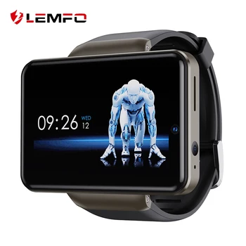 LEMFO DM101 4G Smart Watch van 3 gb 32 GB 2.41 Inch LTE 4G Android 7 Smartwatch Mannen 640*480 Resolutie 2080 mAh Batterij