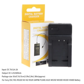 M2EC NP-BX1 USB Batterij Lader Voor DSC-RX1-RX100 M3 WX350 WX300 HX400 Camera