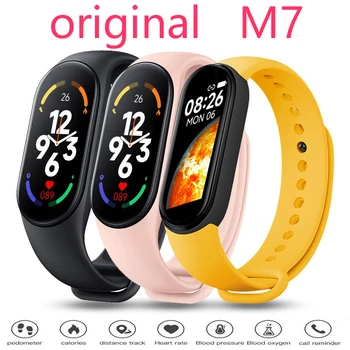 M7 Smart Watch van Mannen, Vrouwen Smartband Hartslag Smartwatch Fitness Tracker bloeddruk Sport Smart Armband PK M6 M5 M4 M3 Y68