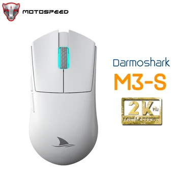 Motospeed Darmoshark M3s Mini 2KHz Draadloze Bluetooth E-Sports Gaming Muis PAM3395 Optische Sensor 26K DPI Schijf Voor Laptop PC