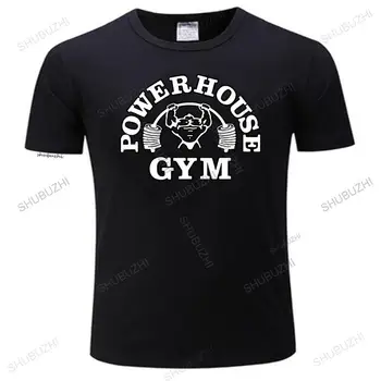Nieuwe Powerhouse GYM Logo T-Shirt Korte Mouw voor Mannen T-Shirt Maat Coole Casual trots tee-shirt voor mannen Unisex Mode t-shirt een groter formaat